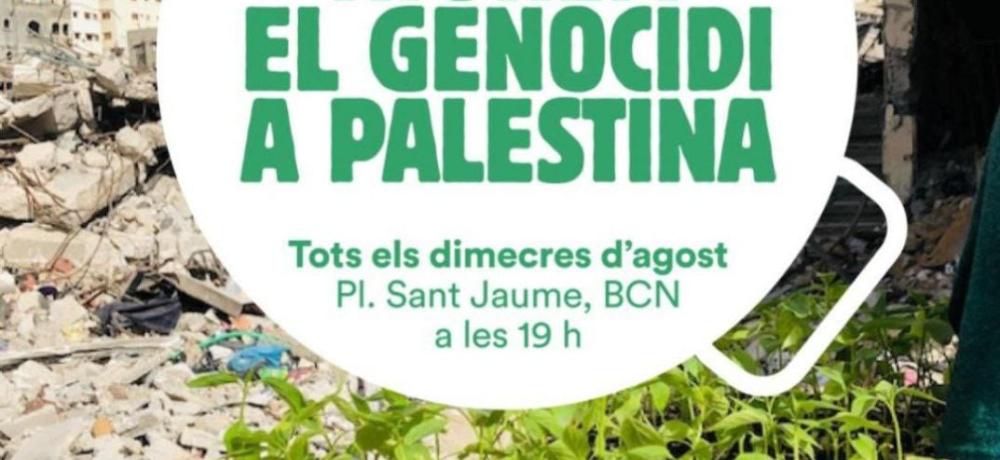 aturem el genocidi agost