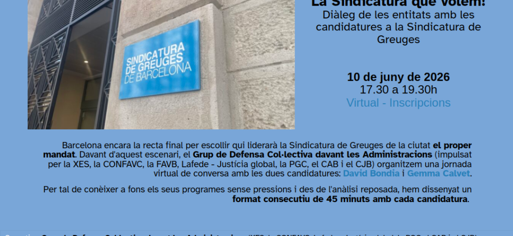 dialeg sindicatures