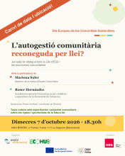  Llei d'ESS per a les economies comunitàries i els béns comuns
